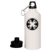 20 oz Aluminum Water Bottle with Carabiner Thumbnail