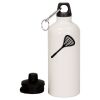 20 oz Aluminum Water Bottle with Carabiner Thumbnail