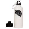 20 oz Aluminum Water Bottle with Carabiner Thumbnail