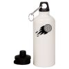 20 oz Aluminum Water Bottle with Carabiner Thumbnail