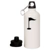 20 oz Aluminum Water Bottle with Carabiner Thumbnail