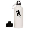 20 oz Aluminum Water Bottle with Carabiner Thumbnail
