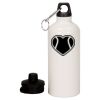 20 oz Aluminum Water Bottle with Carabiner Thumbnail
