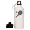 20 oz Aluminum Water Bottle with Carabiner Thumbnail