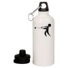 20 oz Aluminum Water Bottle with Carabiner Thumbnail