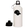 20 oz Aluminum Water Bottle with Carabiner Thumbnail