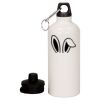 20 oz Aluminum Water Bottle with Carabiner Thumbnail