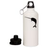 20 oz Aluminum Water Bottle with Carabiner Thumbnail