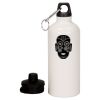 20 oz Aluminum Water Bottle with Carabiner Thumbnail
