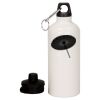 20 oz Aluminum Water Bottle with Carabiner Thumbnail