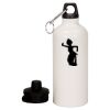 20 oz Aluminum Water Bottle with Carabiner Thumbnail