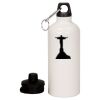 20 oz Aluminum Water Bottle with Carabiner Thumbnail