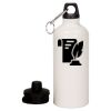 20 oz Aluminum Water Bottle with Carabiner Thumbnail