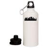 20 oz Aluminum Water Bottle with Carabiner Thumbnail