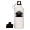 20 oz Aluminum Water Bottle with Carabiner Thumbnail