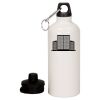 20 oz Aluminum Water Bottle with Carabiner Thumbnail