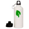 20 oz Aluminum Water Bottle with Carabiner Thumbnail