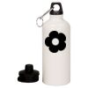 20 oz Aluminum Water Bottle with Carabiner Thumbnail