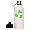 20 oz Aluminum Water Bottle with Carabiner Thumbnail