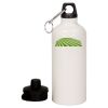 20 oz Aluminum Water Bottle with Carabiner Thumbnail