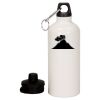 20 oz Aluminum Water Bottle with Carabiner Thumbnail
