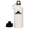 20 oz Aluminum Water Bottle with Carabiner Thumbnail
