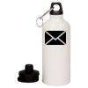 20 oz Aluminum Water Bottle with Carabiner Thumbnail