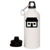20 oz Aluminum Water Bottle with Carabiner Thumbnail