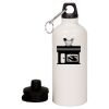 20 oz Aluminum Water Bottle with Carabiner Thumbnail