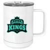 15 oz. White Vacuum Insulated Mug w/Slider Lid Thumbnail