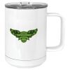 15 oz. White Vacuum Insulated Mug w/Slider Lid Thumbnail