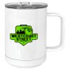 15 oz. White Vacuum Insulated Mug w/Slider Lid Thumbnail