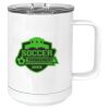 15 oz. White Vacuum Insulated Mug w/Slider Lid Thumbnail