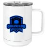 15 oz. White Vacuum Insulated Mug w/Slider Lid Thumbnail