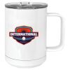 15 oz. White Vacuum Insulated Mug w/Slider Lid Thumbnail
