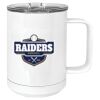 15 oz. White Vacuum Insulated Mug w/Slider Lid Thumbnail