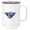 15 oz. White Vacuum Insulated Mug w/Slider Lid Thumbnail