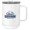 15 oz. White Vacuum Insulated Mug w/Slider Lid Thumbnail