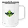 15 oz. White Vacuum Insulated Mug w/Slider Lid Thumbnail
