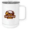 15 oz. White Vacuum Insulated Mug w/Slider Lid Thumbnail