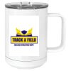 15 oz. White Vacuum Insulated Mug w/Slider Lid Thumbnail