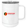 15 oz. White Vacuum Insulated Mug w/Slider Lid Thumbnail