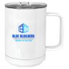 15 oz. White Vacuum Insulated Mug w/Slider Lid Thumbnail