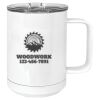 15 oz. White Vacuum Insulated Mug w/Slider Lid Thumbnail