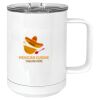 15 oz. White Vacuum Insulated Mug w/Slider Lid Thumbnail