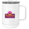 15 oz. White Vacuum Insulated Mug w/Slider Lid Thumbnail