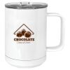 15 oz. White Vacuum Insulated Mug w/Slider Lid Thumbnail