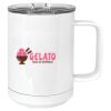 15 oz. White Vacuum Insulated Mug w/Slider Lid Thumbnail