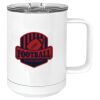 15 oz. White Vacuum Insulated Mug w/Slider Lid Thumbnail