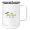 15 oz. White Vacuum Insulated Mug w/Slider Lid Thumbnail